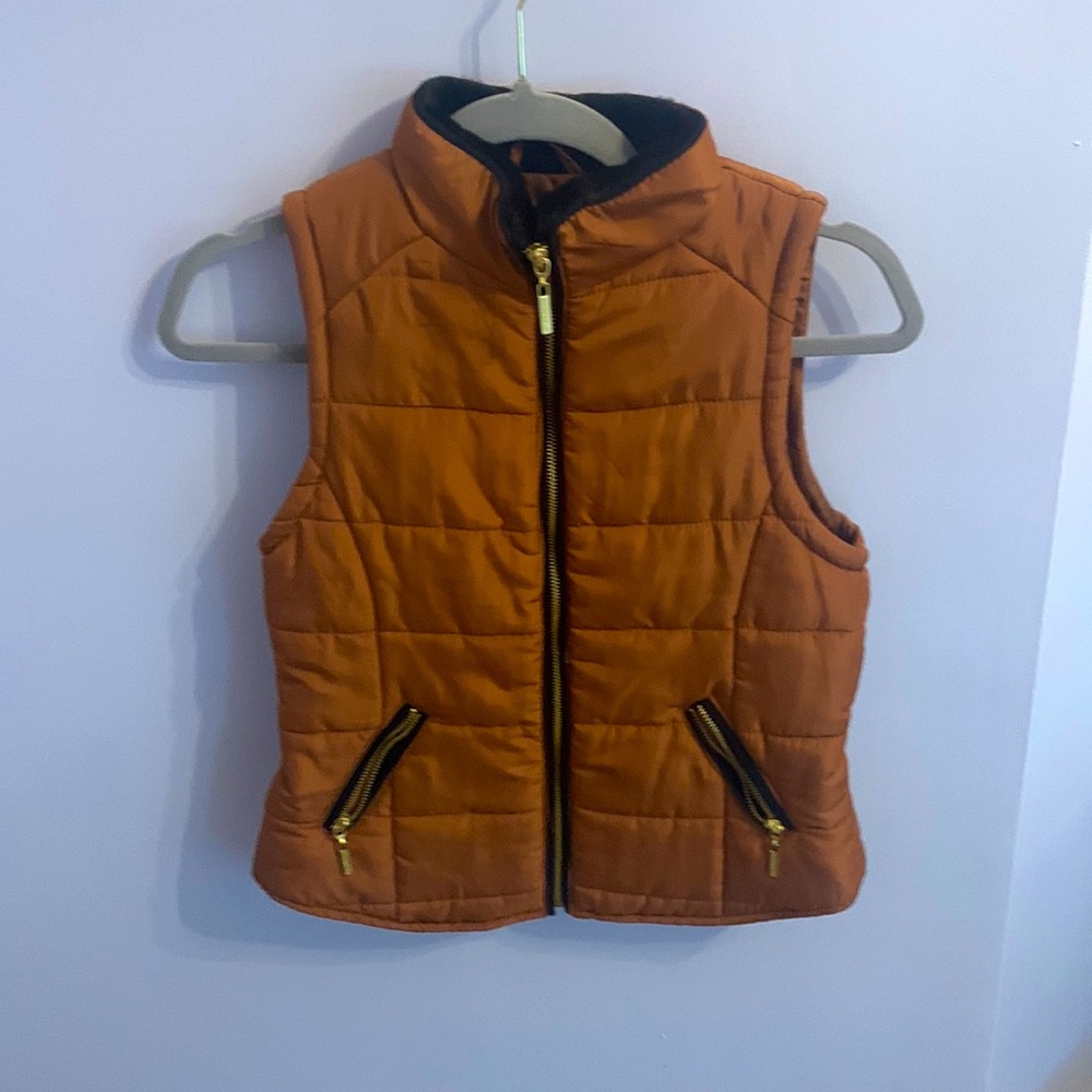 Girls Brown vest from Dillards